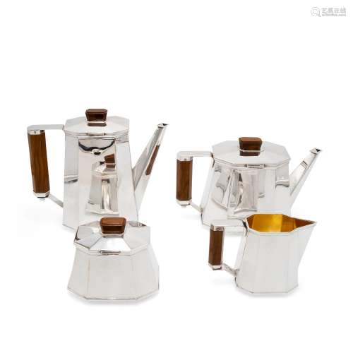 Art Deco tea set, Ricci Argentieri