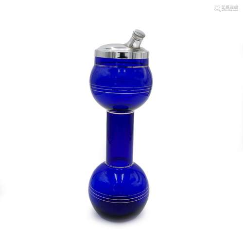 Art Deco Dumbbell cocktail shaker