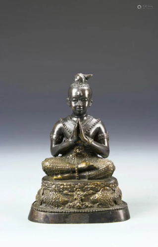 Southeast Asian Bronze Buddha