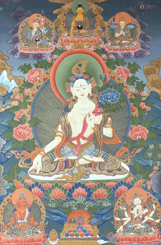 Chinese Tibetan Thangka