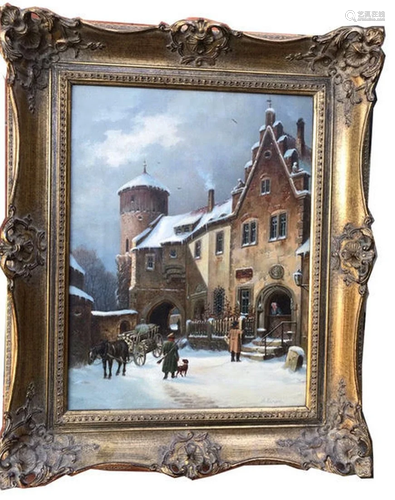 Oil on Canvas Signed Adrian Eversen