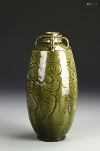 Chinese Antique Yueyao Vase