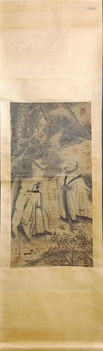 A Chinese Scroll Painting of Figure