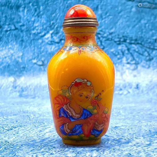Exquisite Old Chinese Handmade Snuff Bottle