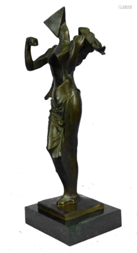 Modern Abstract Angel Statue by Salvator Dali