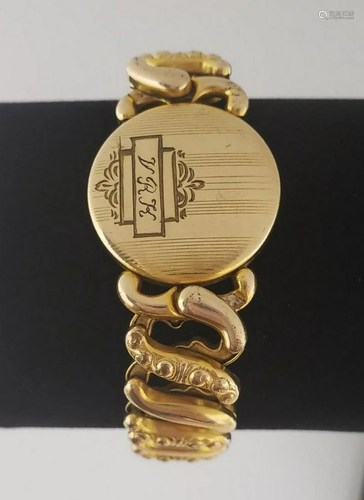 Gold Filled American Queen Flex Bracelet