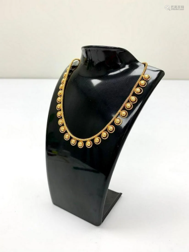 10Kt Custom Designed Cleopatra Ladies Necklace