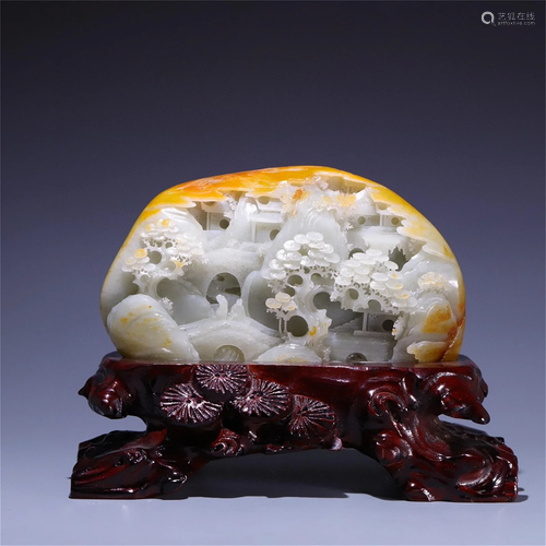 A Chinese Carved Jade Decoration