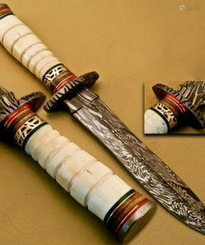 The Last Rites Damascus Dagger