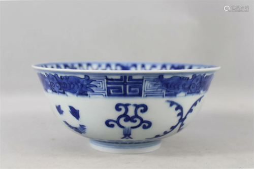 A Chinese Blue and White Porcelain Bowl