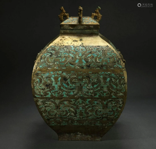 Bronze Ritual Jar and Cover