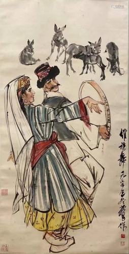 Huang Zhou, Chinese Dancing Painting