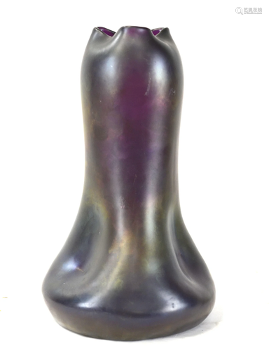 Loetz Art Glass Purple Vase