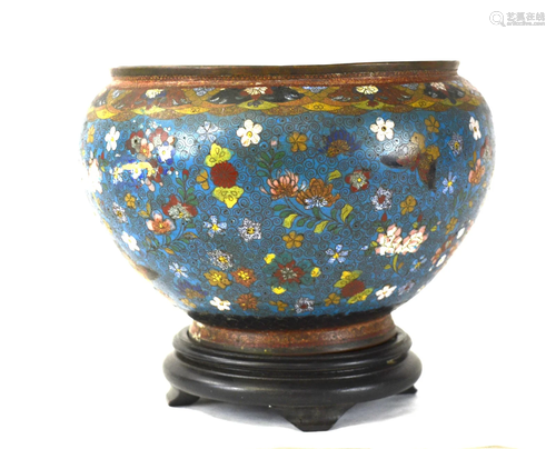 Chinese Cloisonne Jar