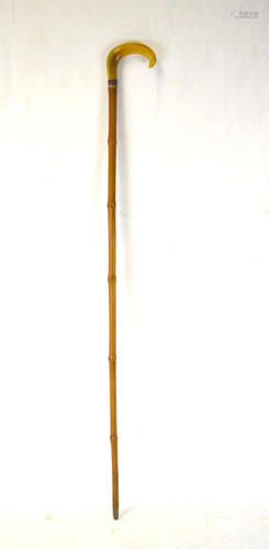 Antique Bamboo Walking Cane