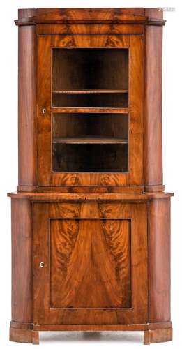 Biedermeier-Eckschrank Norddeutsch, um 1820