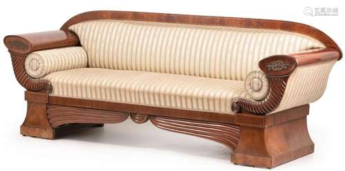 Biedermeier-Sofa Norddeutsch, um 1825