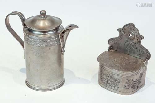 Kaffeekanne Sayda, um 1850/60
