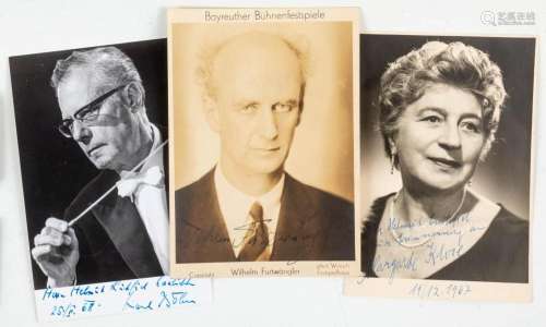 Wilhelm Furtwängler, Karl Böhm, Margarete Klose