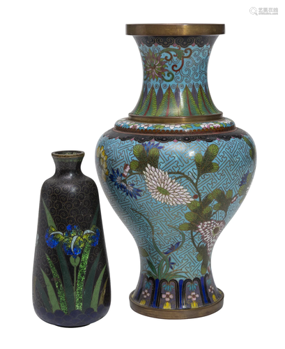 Japanese Cloisonne Vases