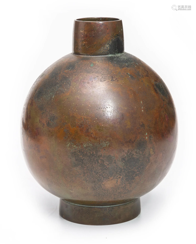 Japanese Bronze Meiji Period Vase