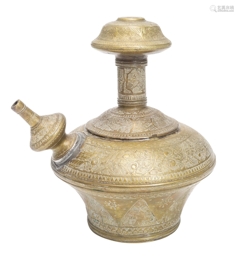 Brass Indian (India) Hookah