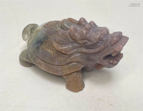Rare Tortoise Jadeite Well Hollowed Snuff Bottle