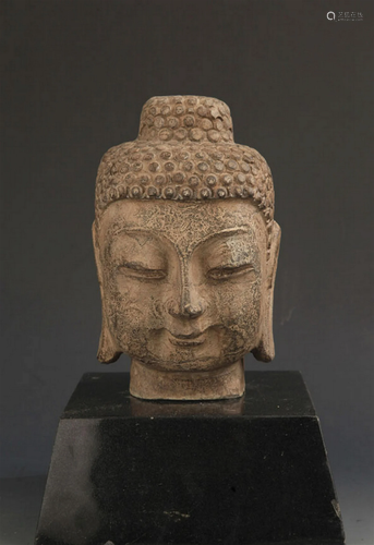 RARE FINELY CARVED HEAD FIGURE