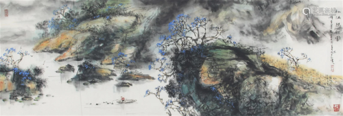 A FINE CHINESE PAINTING, ATTRIBUTED TO ZHANG YING JUN