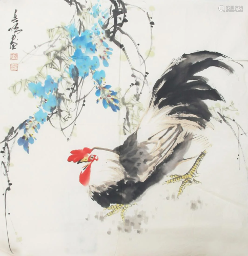 A FINE CHINESE PAINTING, ATTRIBUTED TO JIA CHUN MING