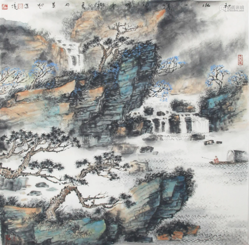 A FINE CHINESE PAINTING, ATTRIBUTED TO ZHAO YING XU