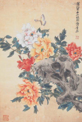 A FINE CHINESE PAINTING, ATTRIBUTED TO ZHANG HAI XING