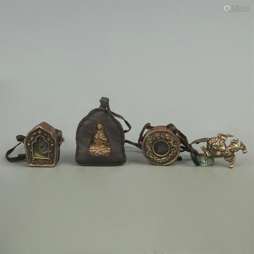 GROUP OF FINE TIBETAN BUDDHISM PENDANT