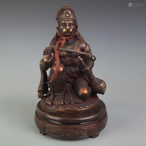 A FINE BRONZE BUDDHA STATUE