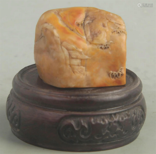 A FINE TIAN HUANG STONE SEAL