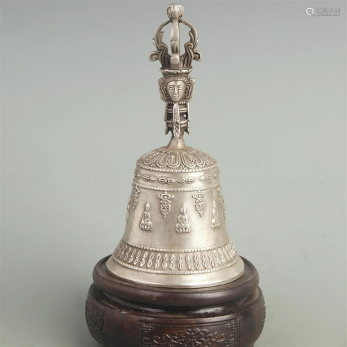 A FINE TIBETAN BUDDHISM BELL