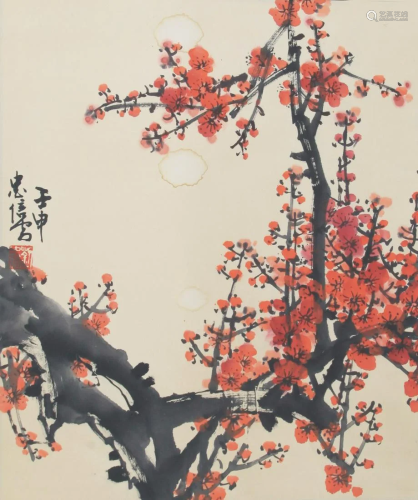 A FINE CHINESE PAINTING, ATTRIBUTED TO LIU ZHONG XIN