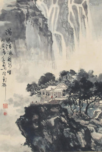A FINE CHINESE PAINTING, ATTRIBUTED TO ZHAO MING