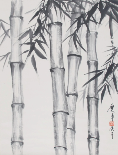 A FINE CHINESE PAINTING, ATTRIBUTED TO XU QING PING