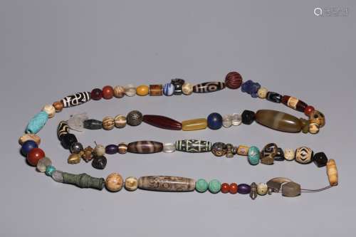 Tibetan multi-treasure necklace