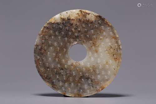 Ancient times, and Tian Jade belt Qin drum nail grain jade w...