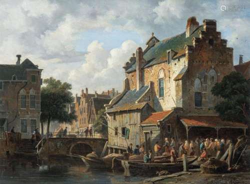 ADRIANUS EVERSEN (AMSTERDAM 1818 - DELFT 1897)