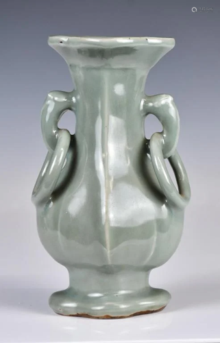 A Longqian Celadon Glaze Vase