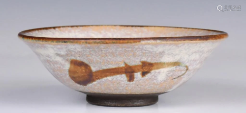 A Jizhou Style Beige Glaze Bowl