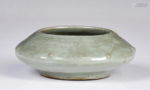 A Celadon Glazed Water Pot