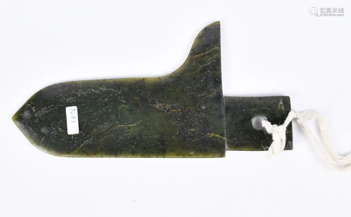 A Green Jade Blade