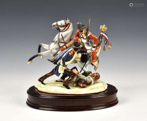 A Michael Sutty limited edition porcelain Battle of Waterloo...
