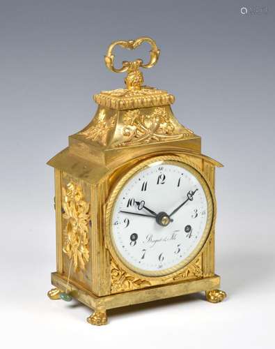 A Swiss ormolu grande-sonnerie pendule d'officier clock ...