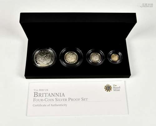 Numismatics interest - The Royal Mint 2010 UK Britannia Four...