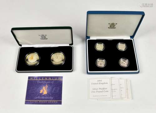 Numismatics interest - The Royal Mint 2000 Millennium Silver...